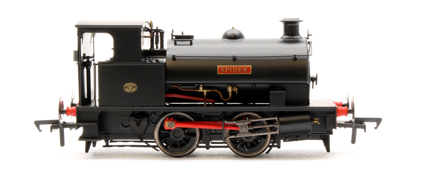 Hawthorn Leslie 0-4-0 Green `Spider' Black Park Colliery - Steam Tank Locomotive