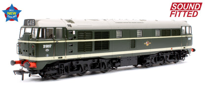 Class 30 D5617 BR Green (Late Crest) Diesel Locomotive - DCC Sound