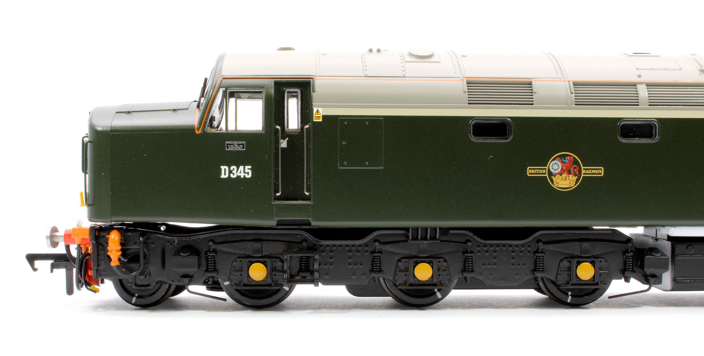 Class 40 Centre Headcode D345 BR Green (Small Yellow Panels) Diesel Locomotive