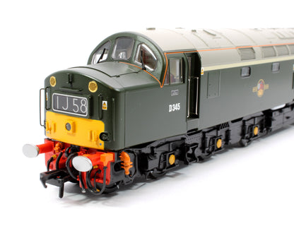 Class 40 Centre Headcode D345 BR Green (Small Yellow Panels) Diesel Locomotive - DCC Sound