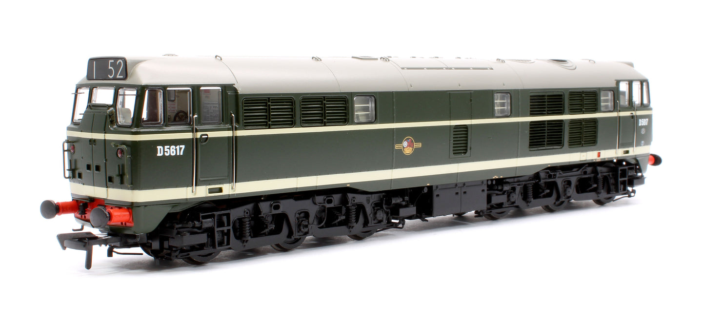 Class 30 D5617 BR Green (Late Crest) Diesel Locomotive - DCC Sound