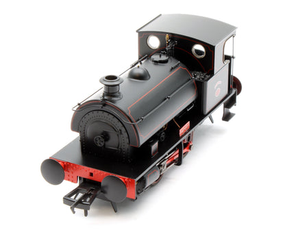Pre-Owned 4S-024-002 Hawthorn Leslie 0-4-0 Black Lined Red `Henry' - Steam Tank Locomotive