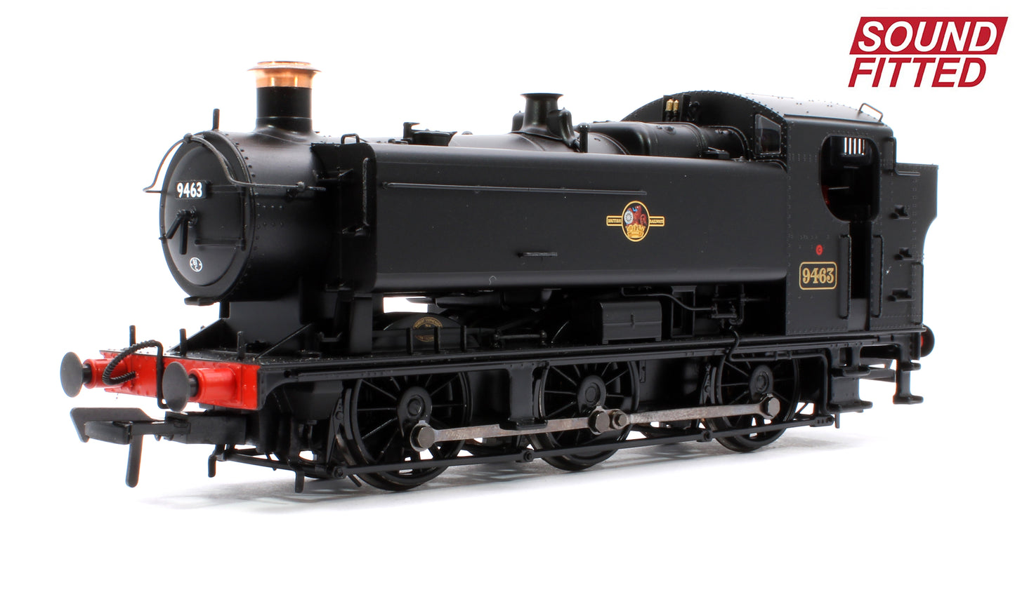 GWR 94XX Pannier Tank 9463 BR Black (Late Crest) Steam Locomotive - DCC Sound