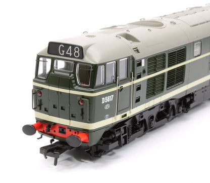 Pre-Owned 35-801ASFX Class 30 D5617 BR Green (Late Crest) Diesel Locomotive - DCC Sound Deluxe