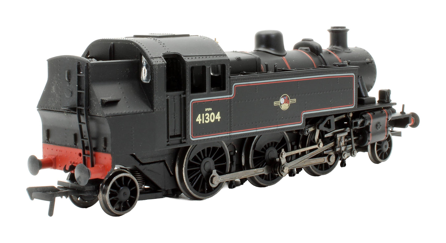 Pre-Owned 31-452C Ivatt 2-6-2 Tank '41304' BR Lined Black Late Crest Steam Locomotive
