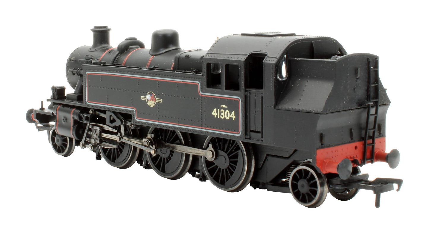 Pre-Owned 31-452C Ivatt 2-6-2 Tank '41304' BR Lined Black Late Crest Steam Locomotive