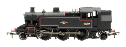 Pre-Owned 31-452C Ivatt 2-6-2 Tank '41304' BR Lined Black Late Crest Steam Locomotive