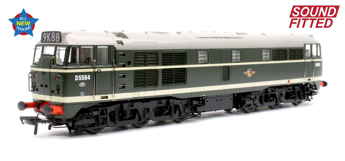 Pre-Owned Class 30 D5564 BR Green (Late Crest) Diesel Locomotive - DCC Sound