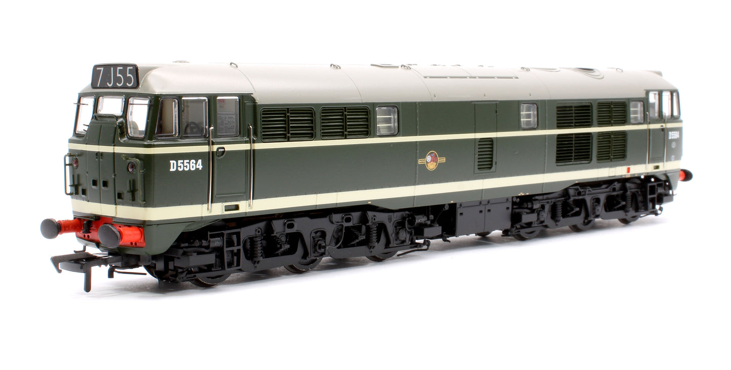 Pre-Owned 35-801SFX Class 30 D5564 BR Green (Late Crest) Diesel Locomotive - DCC Sound Deluxe