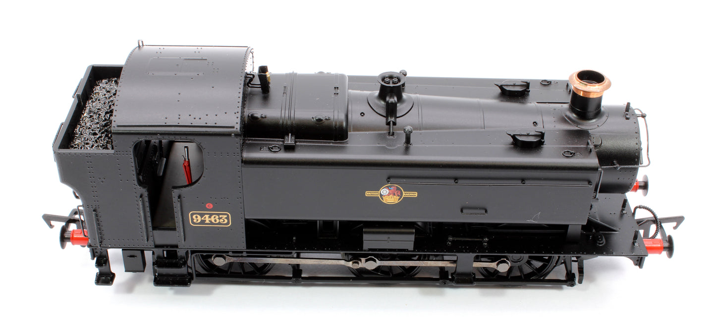 GWR 94XX Pannier Tank 9463 BR Black (Late Crest) Steam Locomotive - DCC Sound