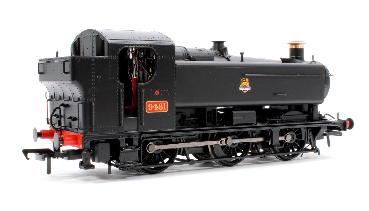 GWR 94XX Pannier Tank 9481 BR Black (Early Emblem) Steam Locomotive - DCC Sound