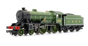 Pre-Owned RailRoad LNER 4-4-0 D49/1 Hunt Class 'The Burton' 238 Steam Locomotive (DCC Fitted)
