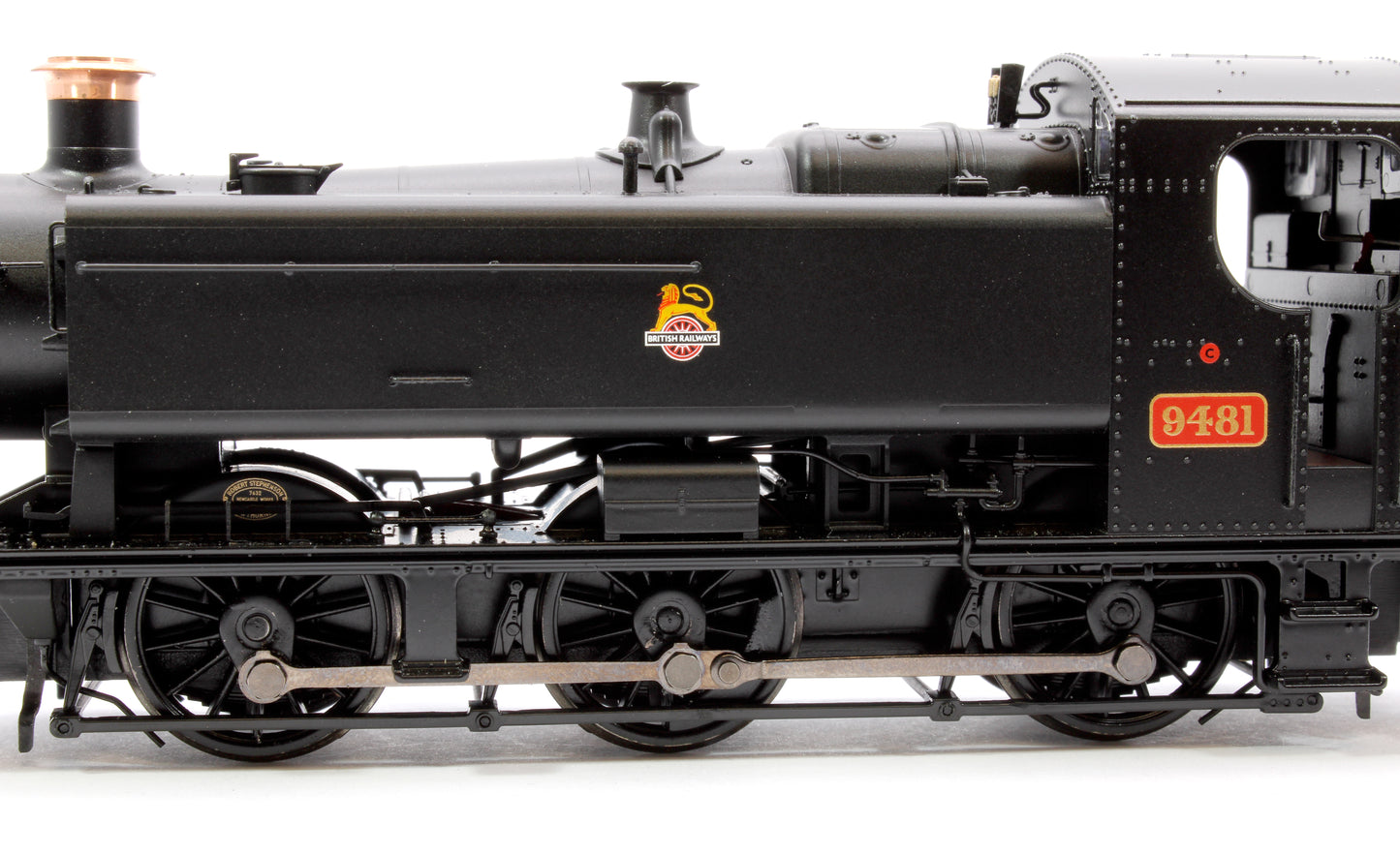 GWR 94XX Pannier Tank 9481 BR Black (Early Emblem) Steam Locomotive - DCC Sound