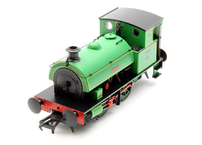 Pre-Owned 4S-024-001 Hawthorn Leslie 0-4-0 Green Lined Yellow `Asbestos' 4 - Steam Tank Locomotive