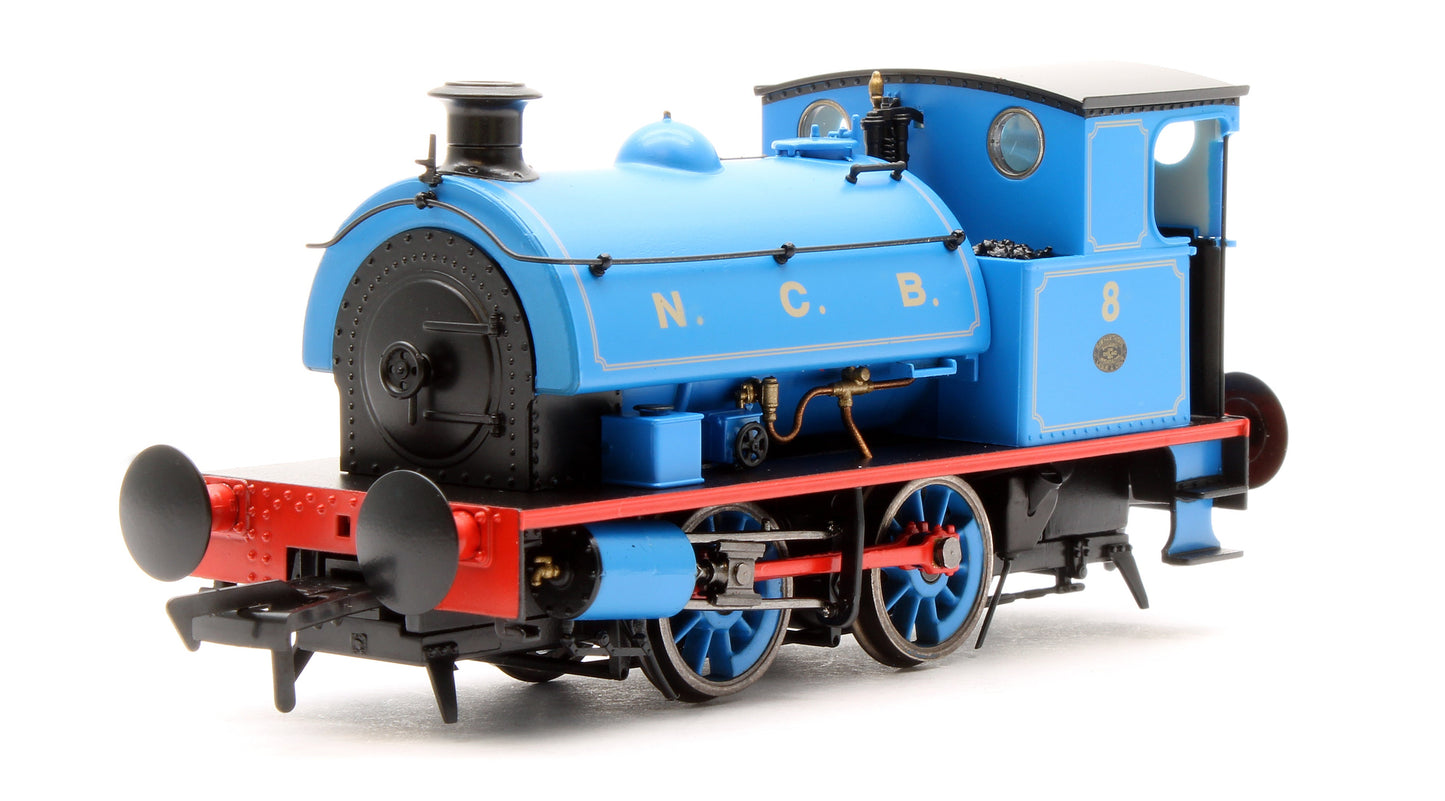 Pre-Owned 4S-024-005 Hawthorn Leslie 0-4-0 Blue Lined Straw NCB - Steam Tank Locomotive