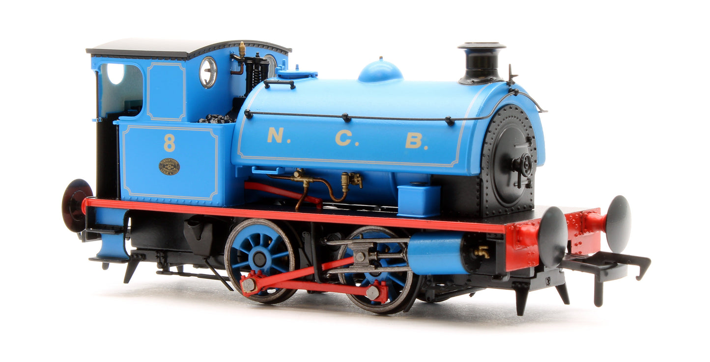 Pre-Owned 4S-024-005 Hawthorn Leslie 0-4-0 Blue Lined Straw NCB - Steam Tank Locomotive