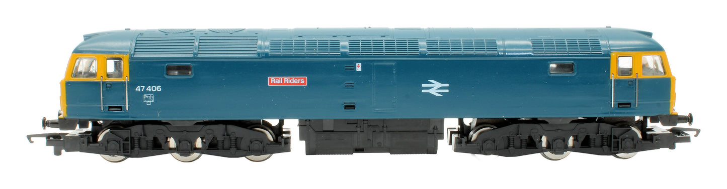 Pre-Owned R354 BR Blue Class 47 47406 'Rail Rider' Diesel Locomotive