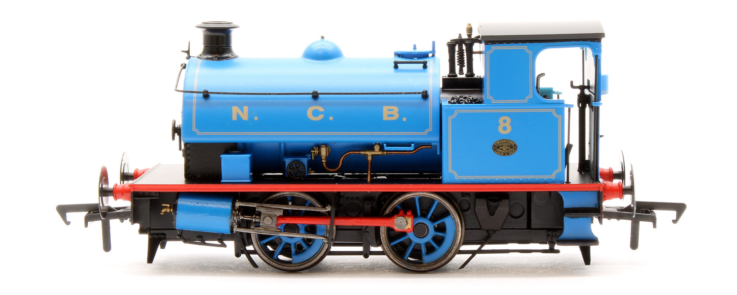 Pre-Owned 4S-024-005 Hawthorn Leslie 0-4-0 Blue Lined Straw NCB - Steam Tank Locomotive