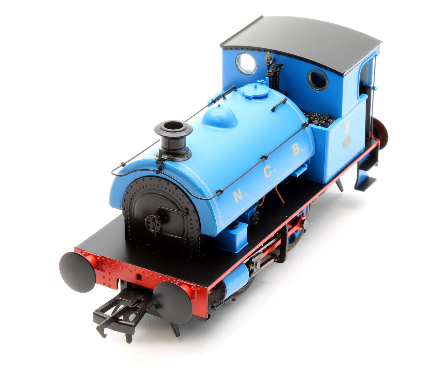 Pre-Owned 4S-024-005 Hawthorn Leslie 0-4-0 Blue Lined Straw NCB - Steam Tank Locomotive