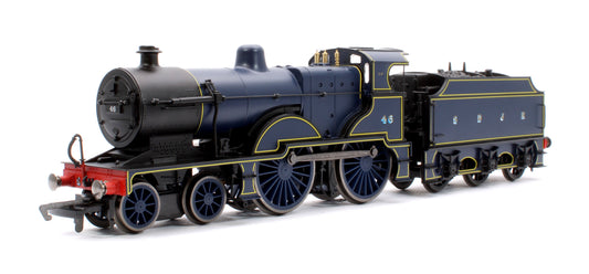 Pre-Owned Class 2P 4-4-0 No. 46 S&DJR Lined Blue Steam Locomotive - DCC Fitted