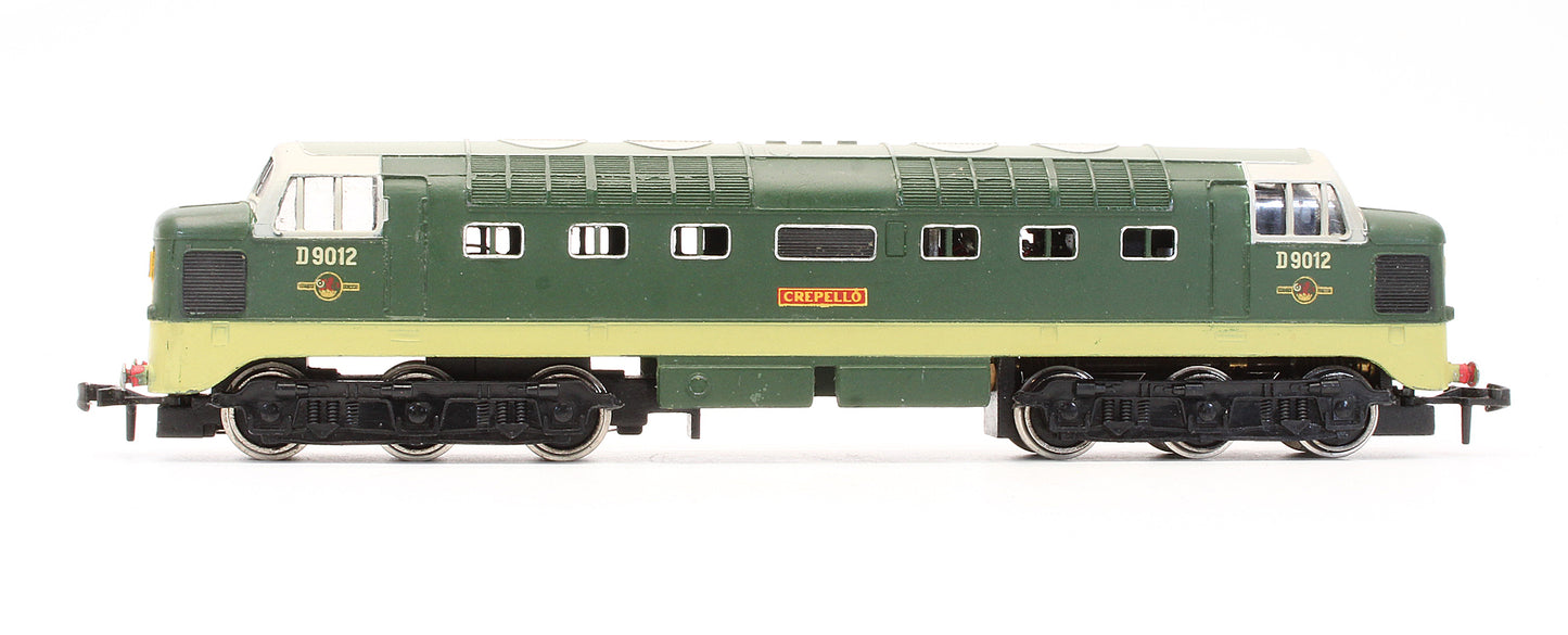 Pre-Owned 2234 BR Two Tone Green Deltic 'Crepello' D9012 Diesel Locomotive - 2 Rail