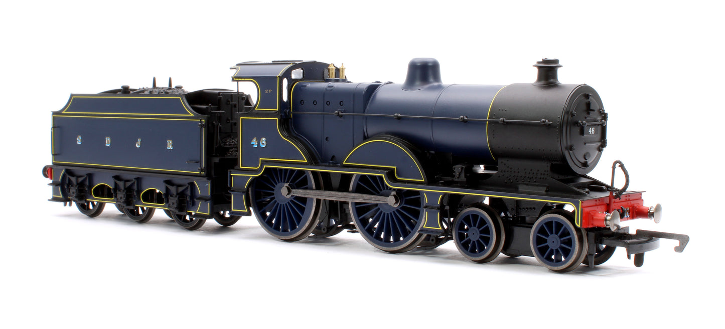 Class 2P 4-4-0 No. 46 S&DJR Lined Blue Steam Locomotive