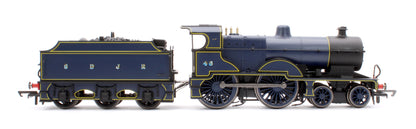 Class 2P 4-4-0 No. 46 S&DJR Lined Blue Steam Locomotive