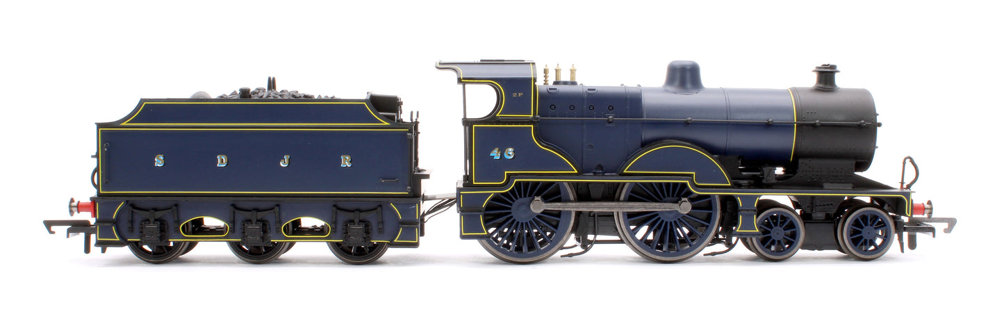 Pre-Owned Class 2P 4-4-0 No. 46 S&DJR Lined Blue Steam Locomotive - DCC Fitted