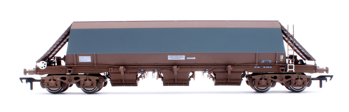 Modern Unbranded (Grey) Bardon PHA/JGA Hopper Wagon - Weathered (Single)