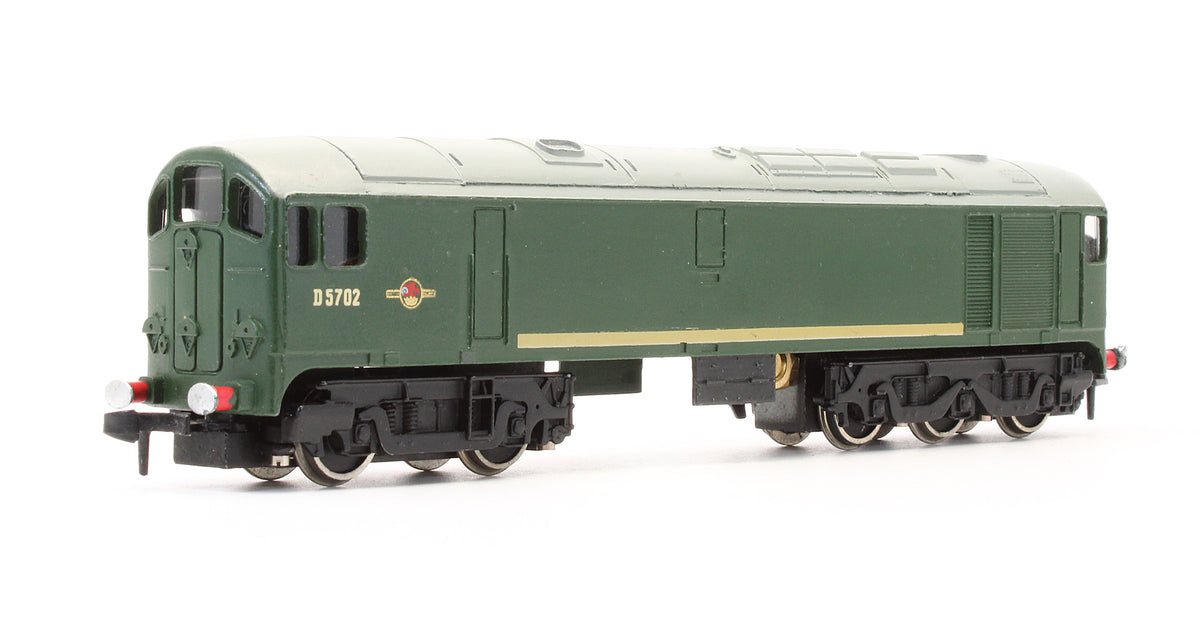 Pre-Owned 2233 BR Green CO-BO D5702 Diesel Locomotive - 2 Rail