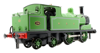 Pre-Owned E/25A N.E.R Green Class G5 0-4-4T '1759' Steam Locomotive