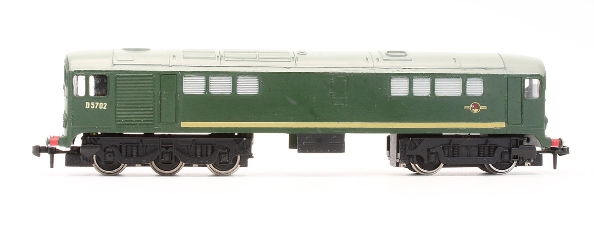 Pre-Owned 2233 BR Green CO-BO D5702 Diesel Locomotive - 2 Rail
