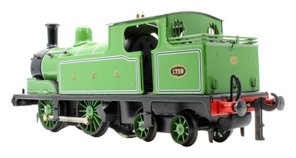 Pre-Owned E/25A N.E.R Green Class G5 0-4-4T '1759' Steam Locomotive