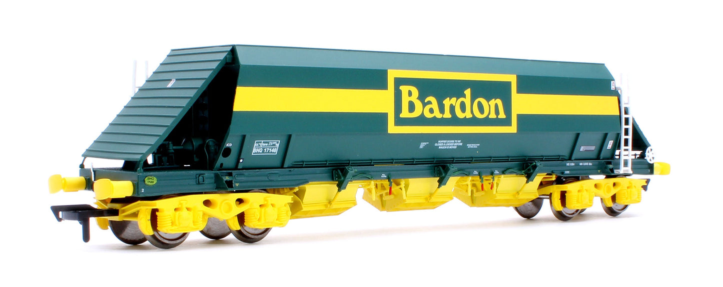 Pre-Owned CM_JG010B_(BHQ)_S_1 Bardon Hill Quarries (Green and Yellow) PHA/JGA Hopper Wagon (Single)