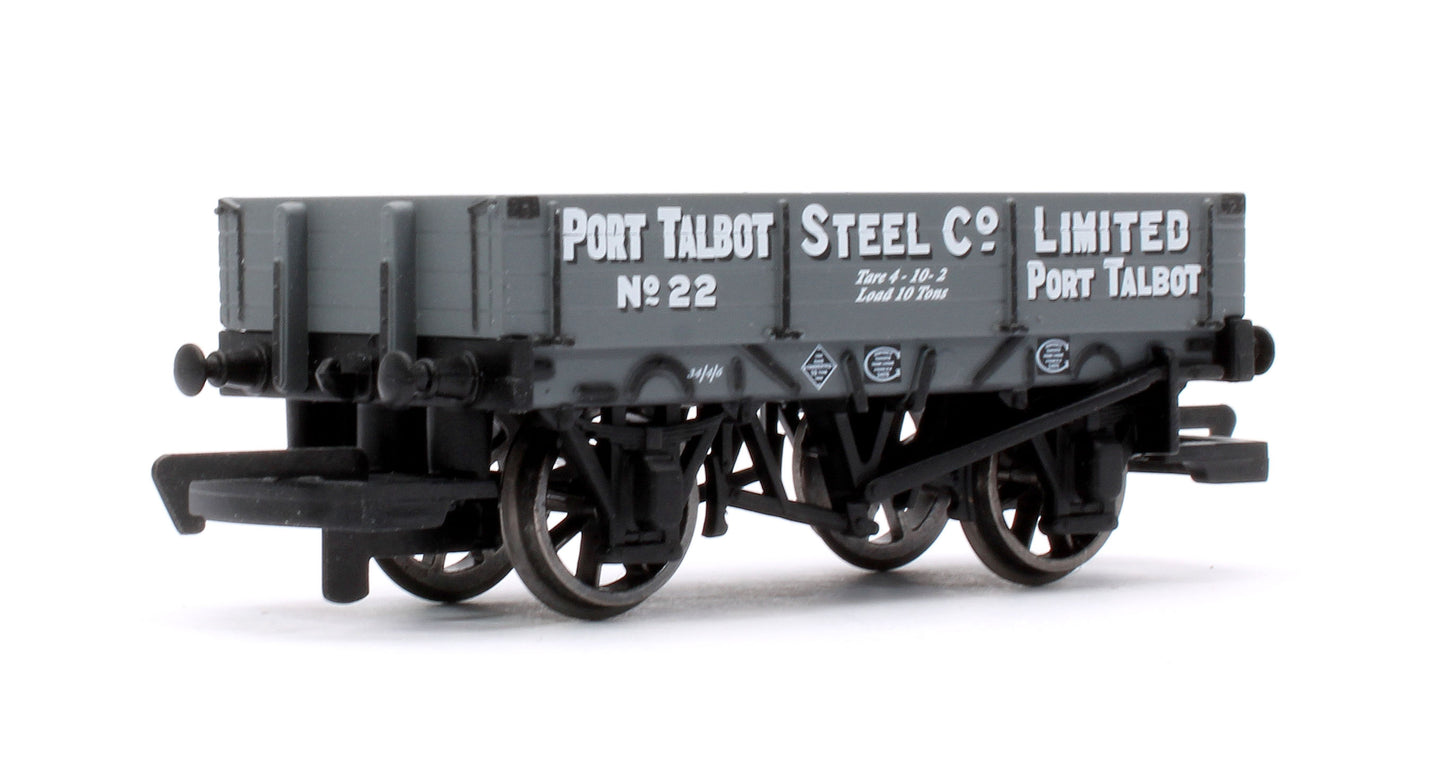 Pre-Owned 10T 3 Plank Wagon No.22 'Port Talbot Steel Co Ltd'