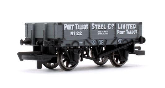 Pre-Owned 10T 3 Plank Wagon No.22 'Port Talbot Steel Co Ltd'