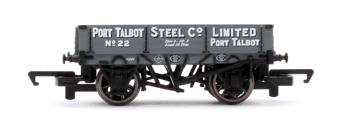 Pre-Owned 10T 3 Plank Wagon No.22 'Port Talbot Steel Co Ltd'