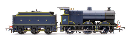 Class 4F 0-6-0 No. 61 S&DJR Lined Blue Steam Locomotive