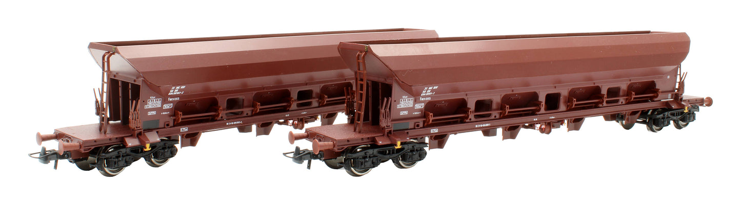 Pre-Owned 67088 DR 2-Piece Set: High-Capacity Facs Bogie Hopper / Self-Unloading Wagons, Era IV '31 50 694 0091-1 & 0161-2'