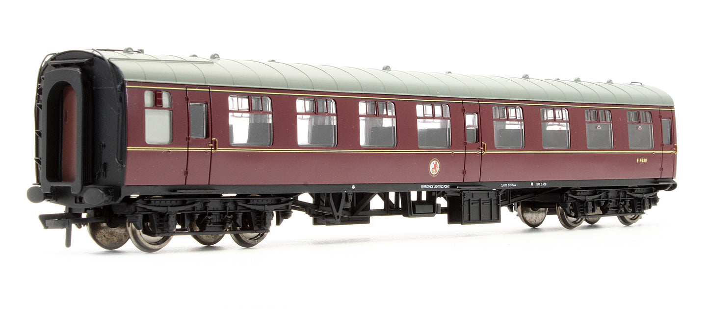 Pre-Owned 39-051 BR Maroon MK1 Second Class Open SO Coach 'E 4238'