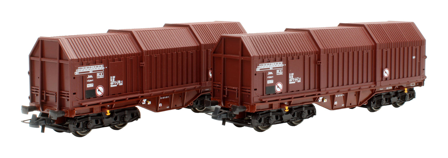 Pre-Owned 76042 DR 2-Piece Set: Shimmns Telescopic Hood / Cover Freight Wagons, Era IV