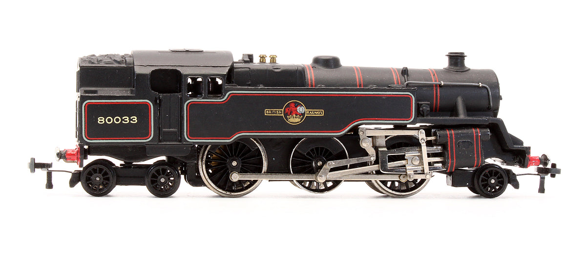 Pre-Owned 2218 BR Black 2-6-4T '80033' Steam Locomotive - 2 Rail