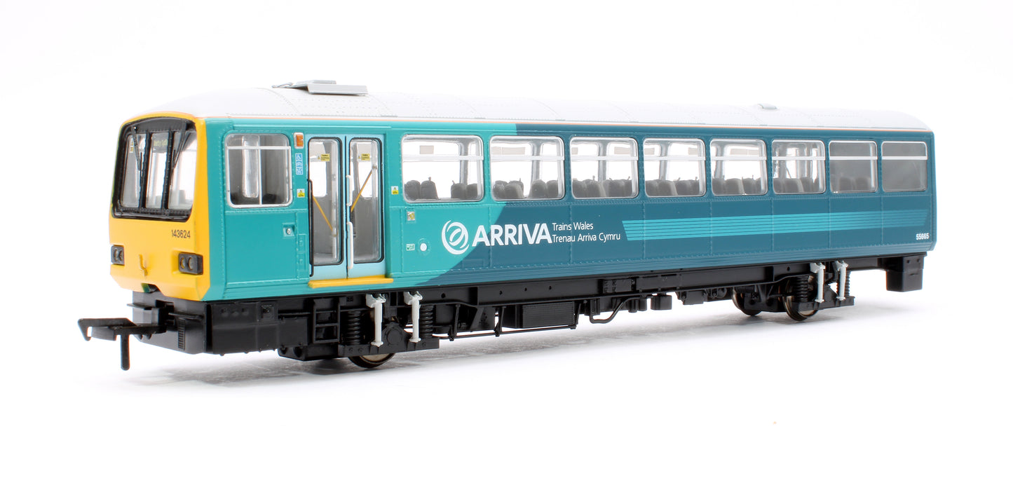 Class 143 2-Car DMU 143624 Arriva Trains Wales (Revised)