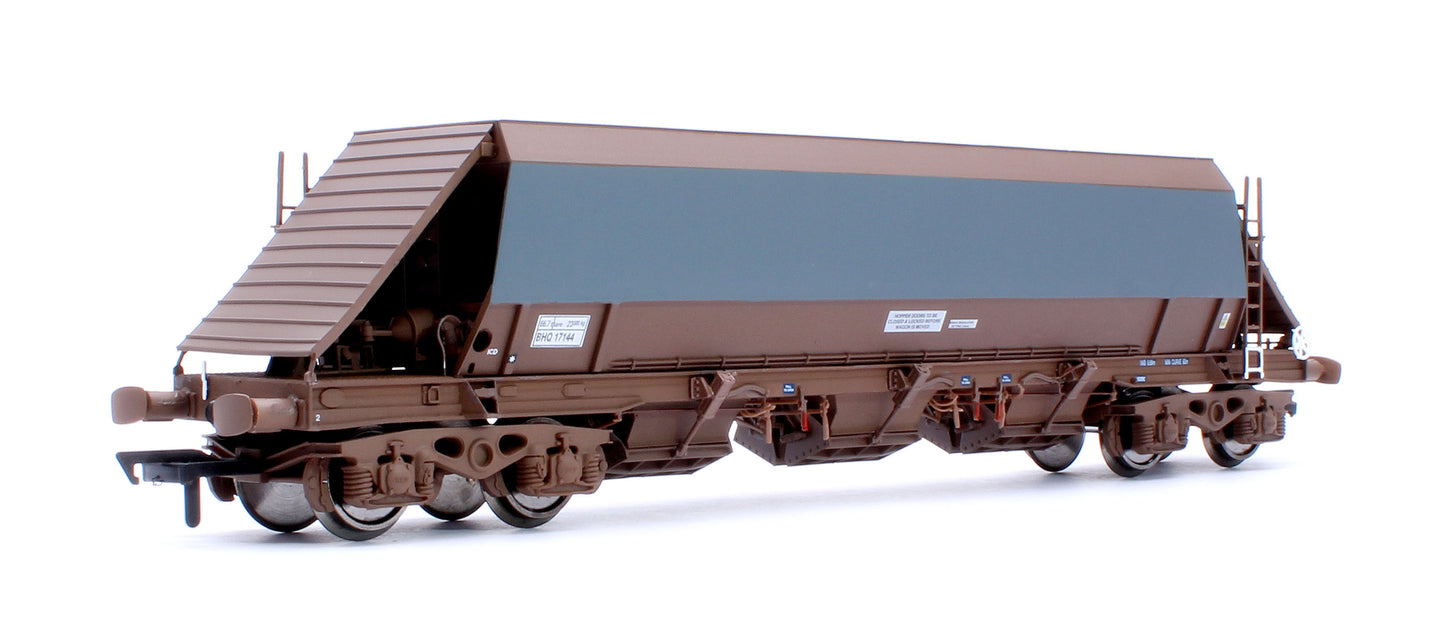 Modern Unbranded (Grey) Bardon PHA/JGA Hopper Wagon - Weathered (Triple Pack)