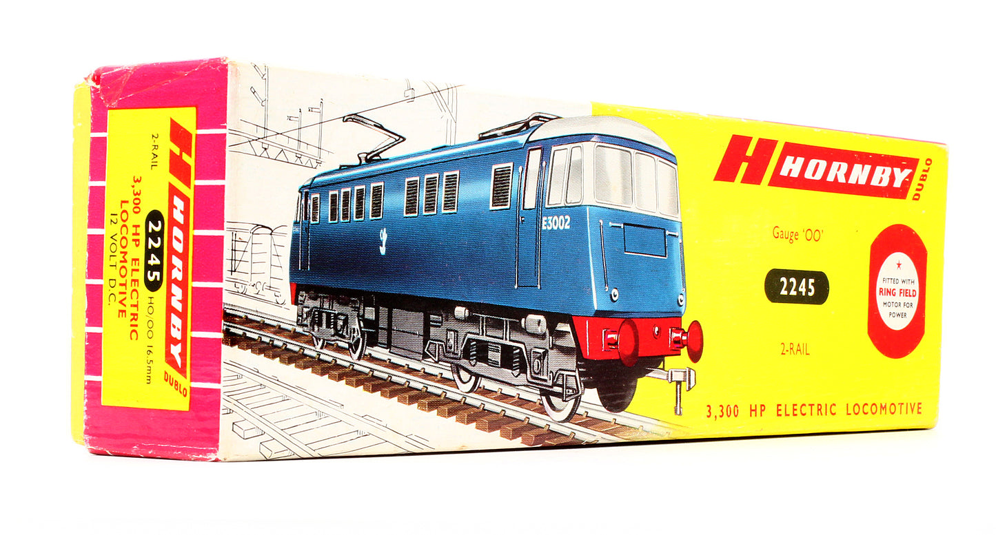 Pre-Owned 2245 BR Blue 3,300 HP 'E3002' Electric Locomotive - 2 Rail