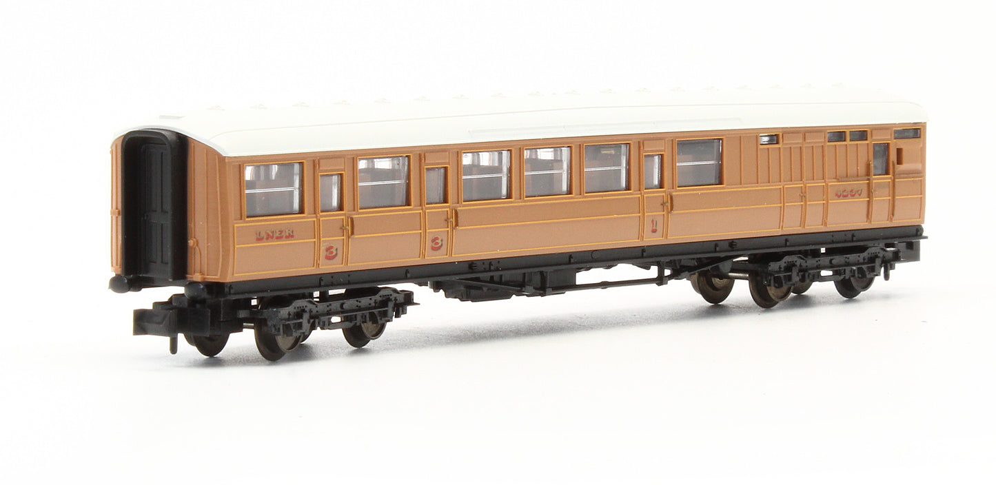 Pre-Owned LNER Teak Gresley 1st / 3rd Brake End Coach '4237'