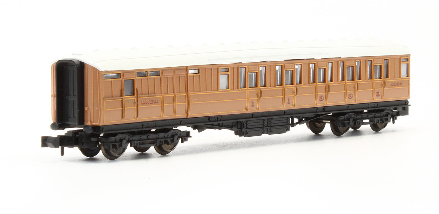 Pre-Owned LNER Teak Gresley 1st / 3rd Brake End Coach '4237'