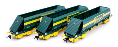 Pre-Owned Bardon Hill Quarries (Green and Yellow) PHA/JGA Hopper Wagon (Triple Pack A)