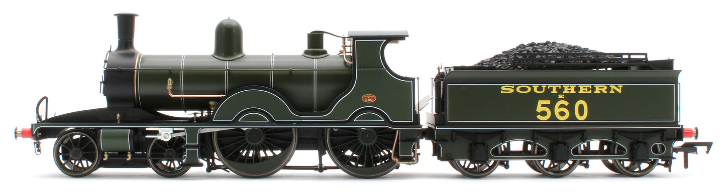 E85024 LSWR Adams T3 560 SR Lined Maunsell Green Steam Locomotive