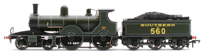 E85024 LSWR Adams T3 560 SR Lined Maunsell Green Steam Locomotive